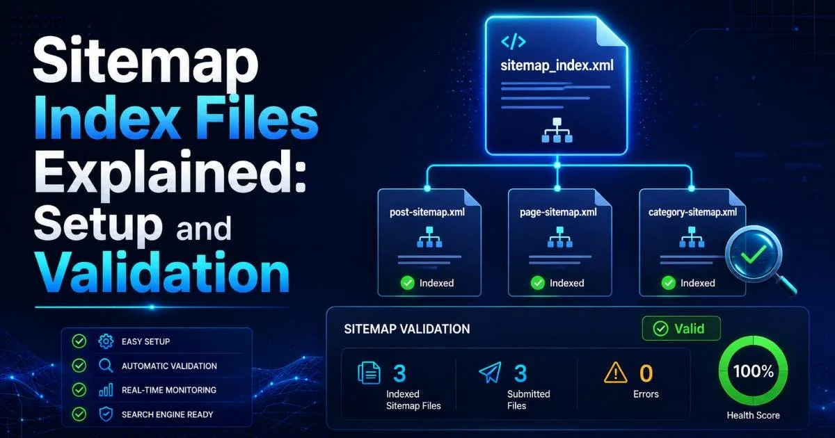 Sitemap Index Files Explained: Setup and Validation