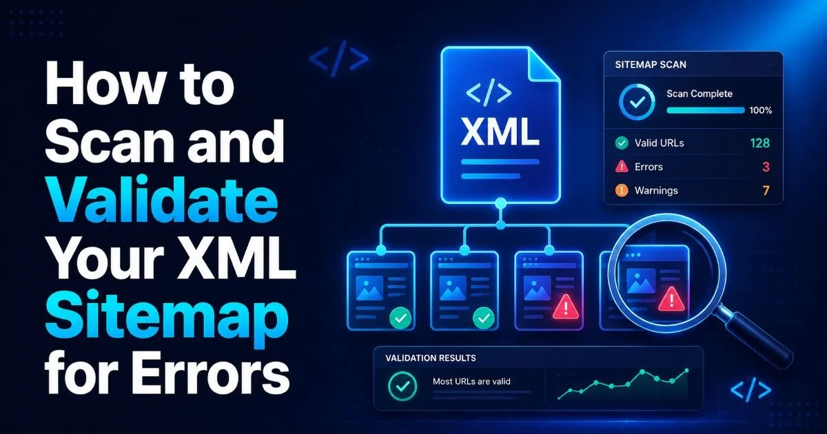 How to Scan and Validate Your XML Sitemap for Errors